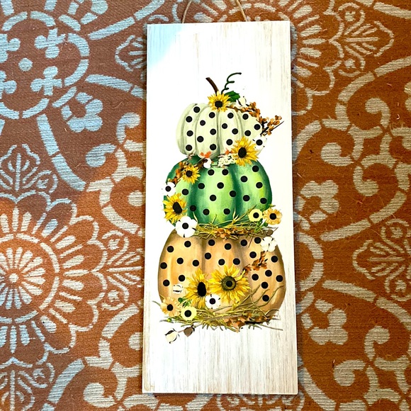 PUMPKIN 🎃 FALL 🍁 DECOR PAINTED/SEALED WALL/DOOR —COPY—SALE!!! - Picture 2 of 7